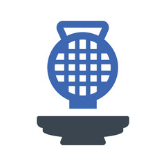 Waffle machine icon