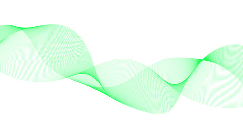 Abstract colorful wave and curve lines with technology background. Abstract frequency sound wave technology and science background. Wavy banner, template design.