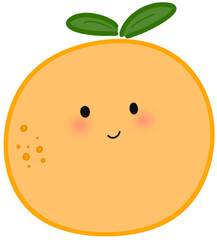 orange fruit cartoon