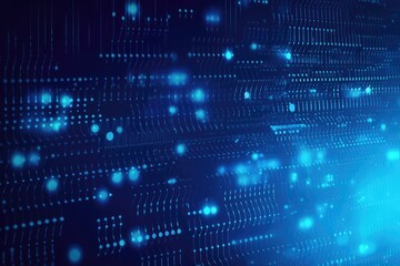 Blue Technology Information Background