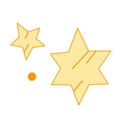 Fototapeta premium Modern Stars Shape