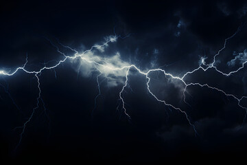 Versatile Storm Lightning Background, Perfect for Overlays and Templates