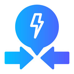 conflict gradient icon