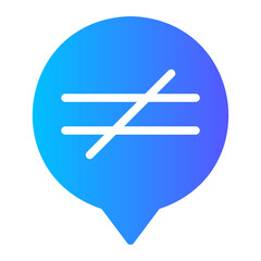 Obraz premium inequality gradient icon