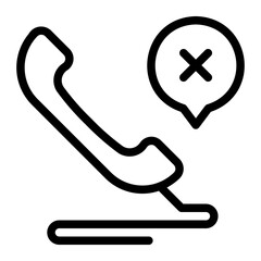 phone call line icon