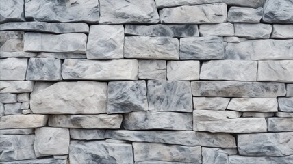 Abstract stone background. The texture of the stone wall. Close-up. Light gray rock backdrop created with Generative AI