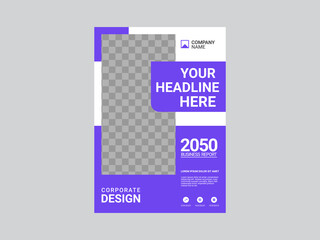 Fototapeta premium Creative corporate book cover design