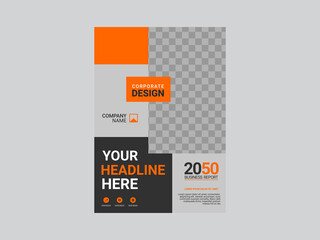 Creative corporate book cover design