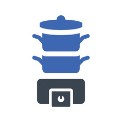 Cooker steamer icon