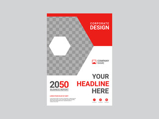 Creative corporate book cover design