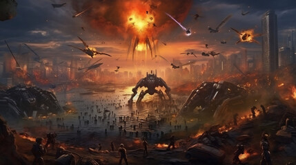 City of Desolation: Battling the Robot Apocalypse in a Futuristic Battleground