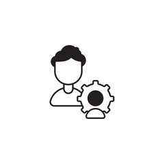 Teamwork icon design with white background stock illustration