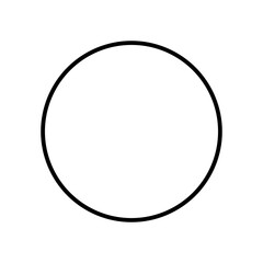 oval line icon