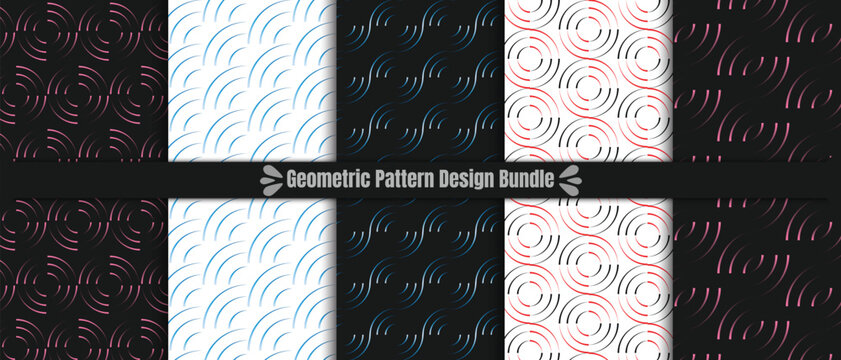 Big collection of Geometric Seamless Patterns, pattern swatches included for illustrator user, pattern swatches included in file, for your convenient use
