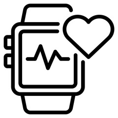 Wearable Health Tracker Icon