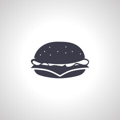 hamburger icon. cheeseburger icon. Burger icon.