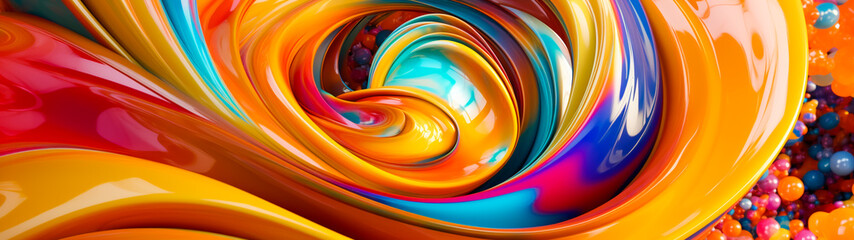 Dynamic Swirl Abstract Background. AI Generated