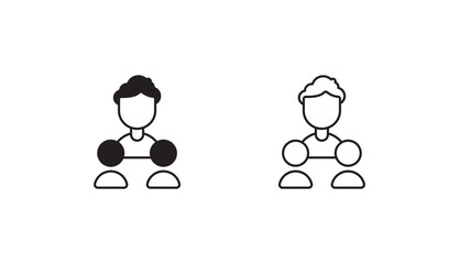 Seminar icon design with white background stock illustration