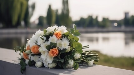 Bunch of  colorful flowers