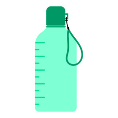 water in reusable bottle