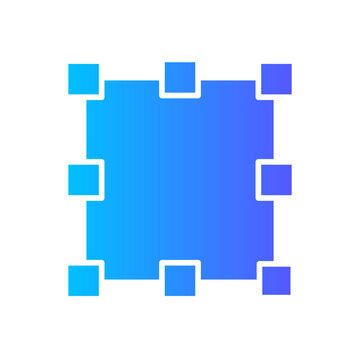 bounding box gradient icon