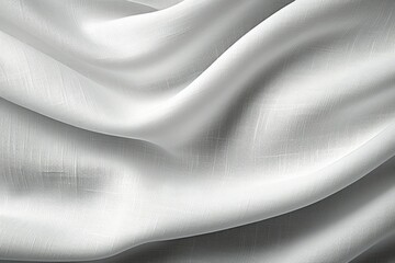 Fototapeta premium Textile cotton linen background. Rough material. Generative AI