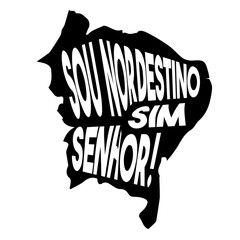nordeste, nordestino, dia do nordestino, dia do nordeste, mapa do nordeste © Manoel