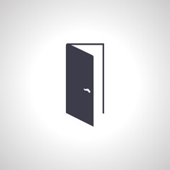 Open door icon. door icon.