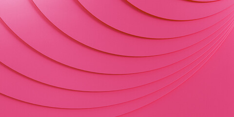 Abstract wavy pink background. Pink modern circle shapes background for banner template.