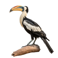 black billed hornbill