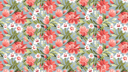 tile seamless pattern vintage flowers for fabric, textiles, clothing, wrapping paper, repeat flowers ,tile flowers ,seamless  flowers ,pattern flowers 