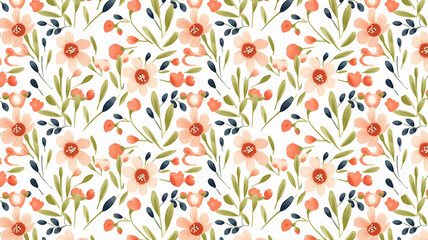 tile seamless pattern vintage flowers for fabric, textiles, clothing, wrapping paper, repeat flowers ,tile flowers ,seamless  flowers ,pattern flowers 