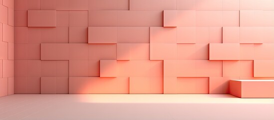 illustration and rendering of a textured wall
