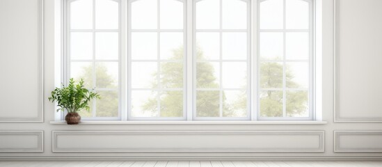 Classic window in white