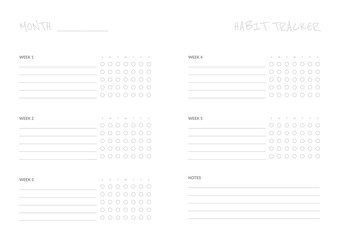 planner template