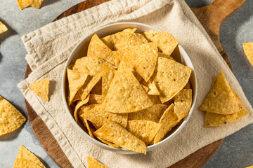 Homemade Triangle Tortilla Corn Chips