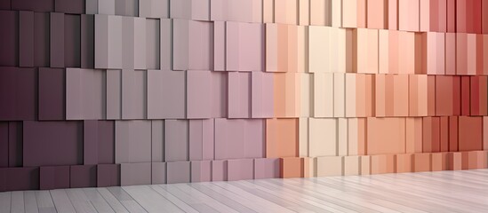 Fototapeta premium California United States Feb 28 2023 representation of wall and floor coverings colors and styles