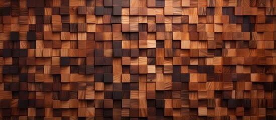 Textured wooden interior