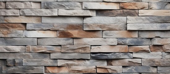 The contemporary stone patterned wall backdrop