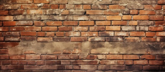 Obraz premium Photo of a textured brick wall backdrop