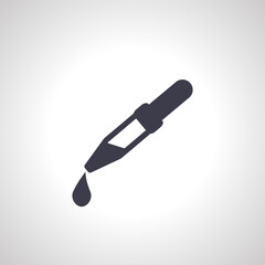 pipette icon. Dropper pipette icon.
