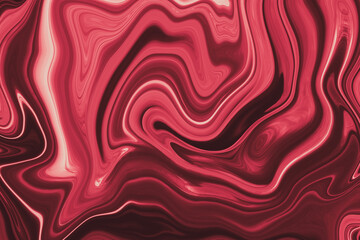 Marble ink colorful. red marble pattern texture abstract background. can be used for background or wallpaper