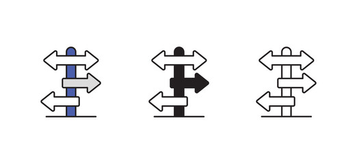 Guidance icon design with white background stock illustration