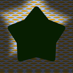 Abstract background with a star. Vector Illustration.