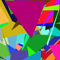 abstract background with colored triangles. Vector illustration. 