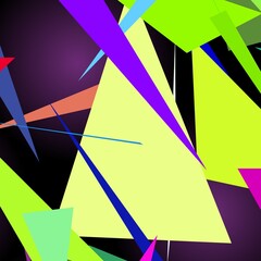 abstract background with colorful geometric shapes. Vector illustration for your design