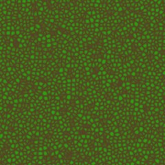Seamless abstract pattern of green geometric shapes. Vector illustration.
