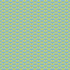 Seamless vector background. Modern geometric pattern with repeating elements. Blue, green and yellow colors.