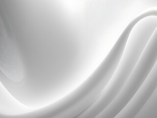 abstract white background with smooth wavy lines in colors,