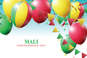 Mali Independence Day background.
